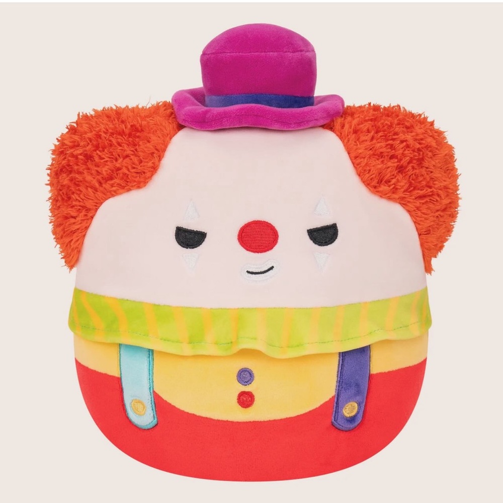 Bimbi Select Series Mischievous Clown 8” Squishmallow + Collectors Trading Card